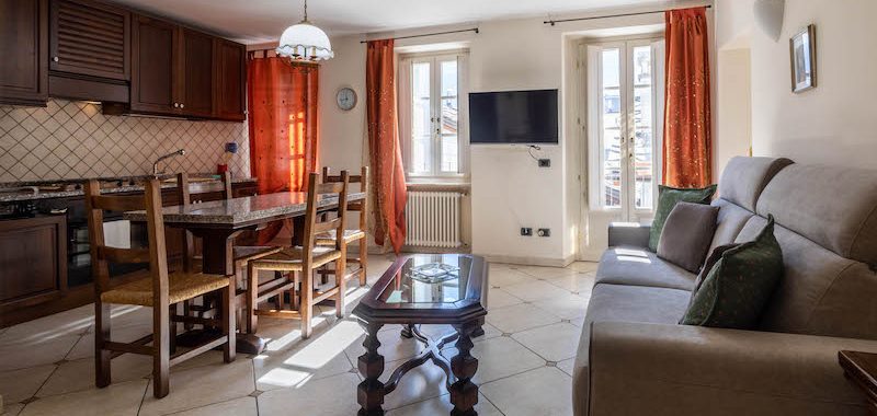 appartamento bilocale per vacanze in centro aosta